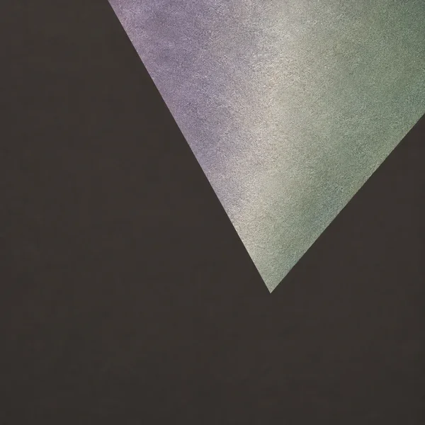 A large granular triangular field extends from the top and right edges, tapering to a point just below the centre, with a lavender-to-pearl-to-sage gradient…