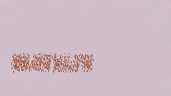 A broad band of rust-red, irregular diagonal strokes forms several dense clusters across the lower-left portion of a pale mauve textured field, with large…