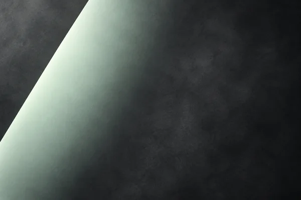 A pale mint diagonal band with a smooth gradient cuts across a charcoal-gray, subtly grainy field, leaving broad dark space on the right.