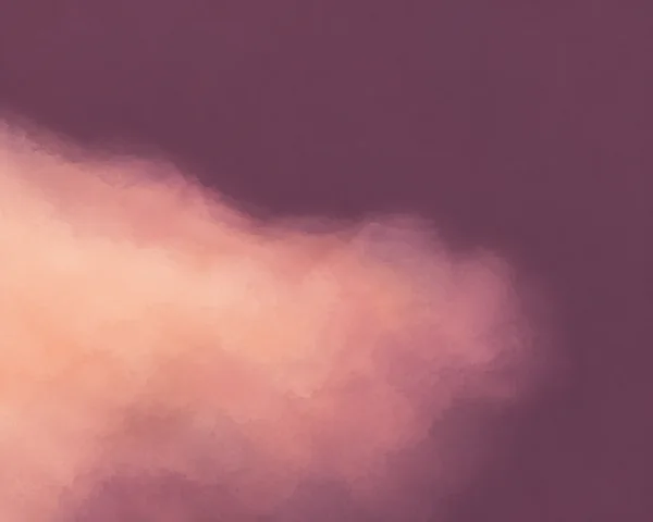 A pale peach and dusty-rose wash spreads from the left across the lower part of a muted plum abstract colour field, with a softly textured, diffuse edge.